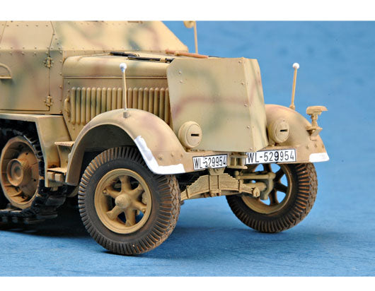 Trumpeter 1/35 Scale German 2cm Flakvierling 38 auf Selbstfahrlafette (Sd.Kfz.7/1 Late) w/ Sd.Anhänger 52 01524 Plastic Model Kit NZ Stock