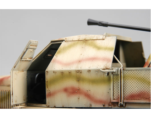 Trumpeter 1/35 Scale German 3.7cm Flak 43 auf Selbstfahrlafette (Sd.Kfz.7/2) w/ Sd.Anhänger 52 01527 Plastic Model Kit NZ Stock