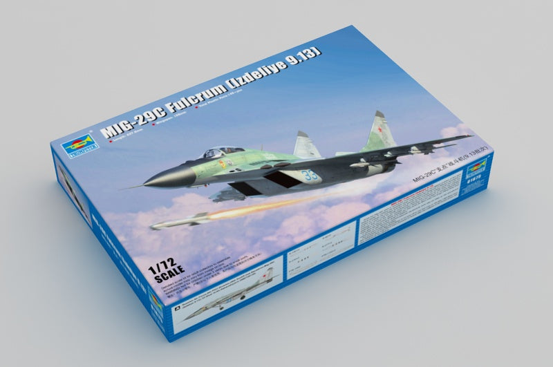Trumpeter 1/72 Scale MiG-29C Fulcrum Izdeliye 9.13 Plastic Model 01675 NZ Stock