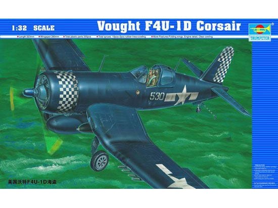 Trumpeter 1/32 Vought F4U-1D Corsair 02221 WWII U.S. Navy Fighter Aircraft Model Kit NZ Stock
