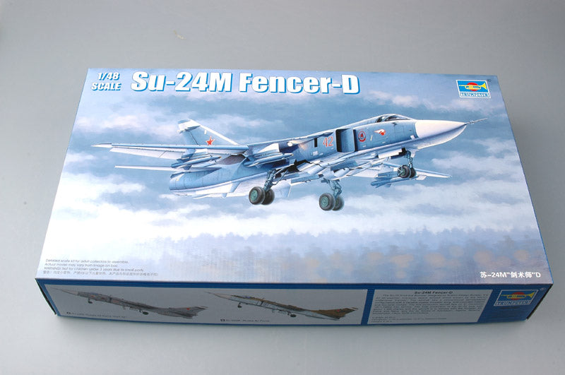 Trumpeter 1/48 Scale Su-24M Fencer-D Strike Fighter 02835 Plastic Model Kit NZ Stock