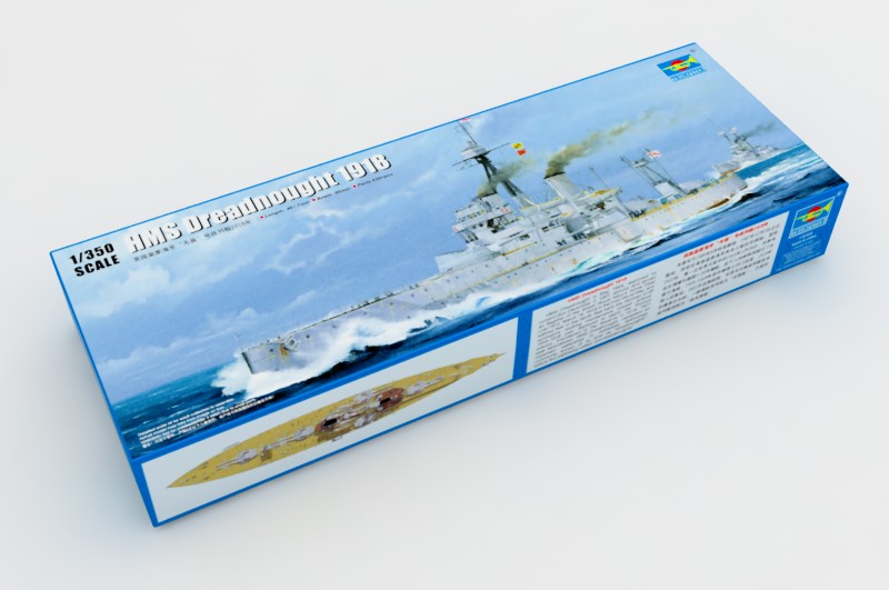 Trumpeter 1/350 Scale Royal Navy Battleship HMS Dreadnought 1918 Plastic Model Kit 05330 NZ Stock