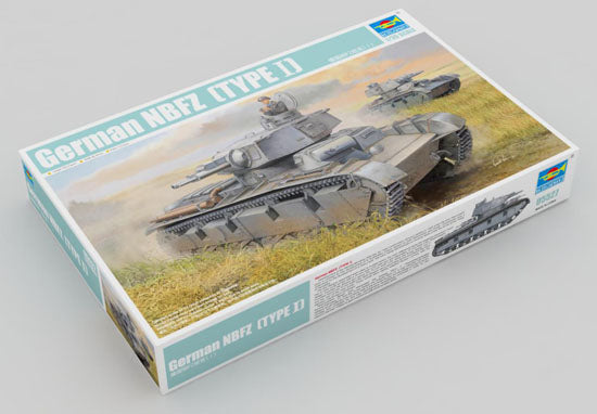 Trumpeter 1/35 Scale German Neubaufahrzeug NBFZ Type I Multi-Turret Tank Plastic Model Kit 05527 NZ Stock