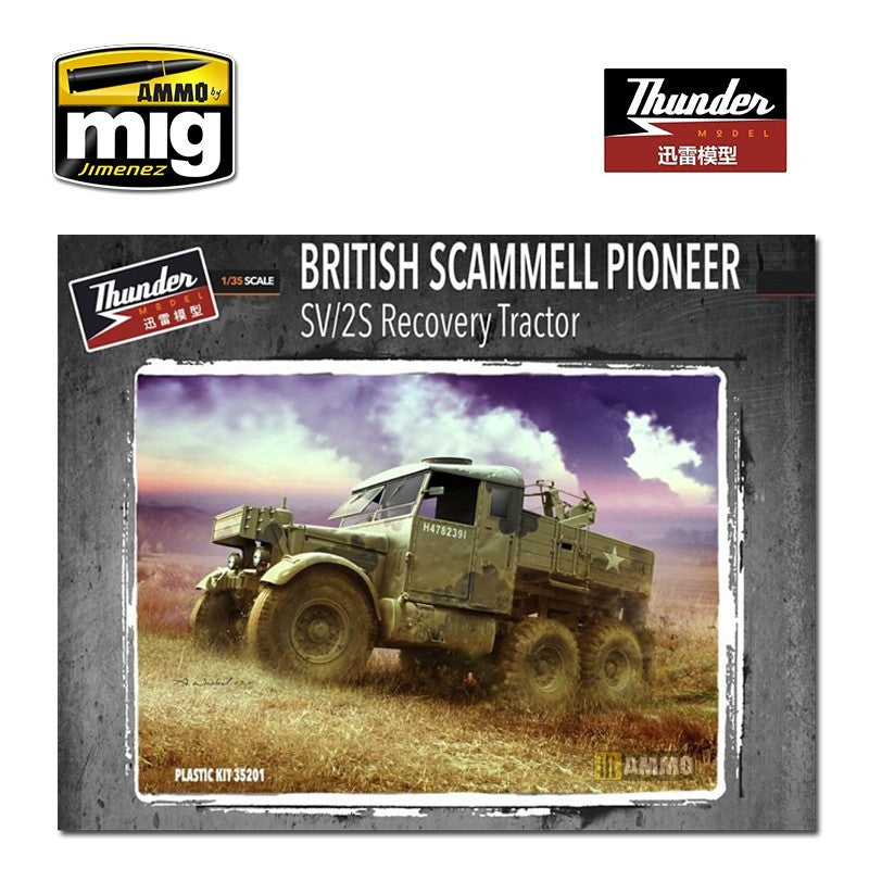 Thunder Model 1/35 British Scammell Pioneer SV/2S Recovery Tractor | No. 35201
