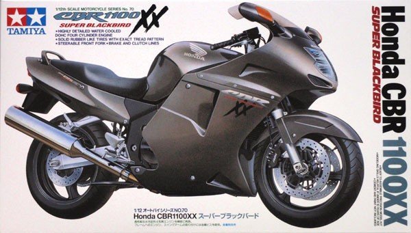 Tamiya 1/12 Scale 1996 Honda CBR1100XX Super Blackbird Plastic Model 14070 NZ Stock