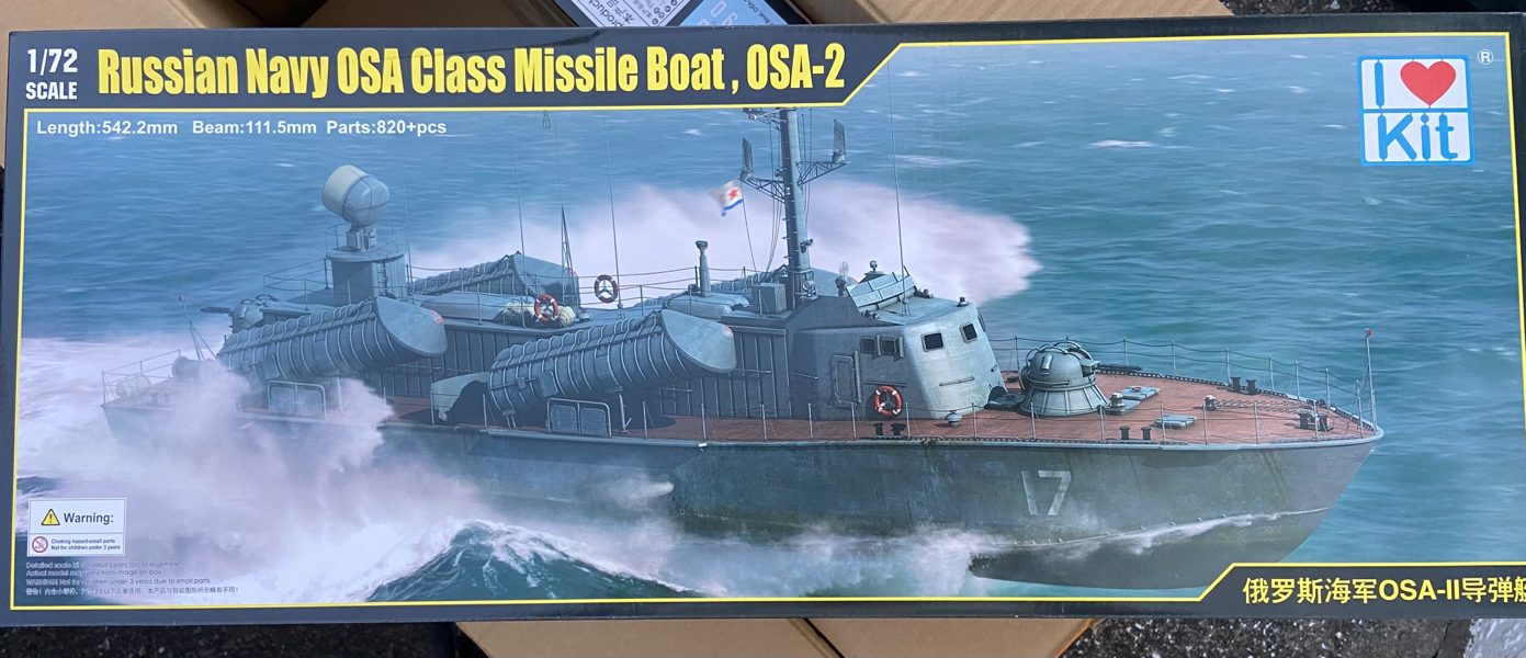 1/72 i love kit Russian navy OSA class missile boat, OSA-2