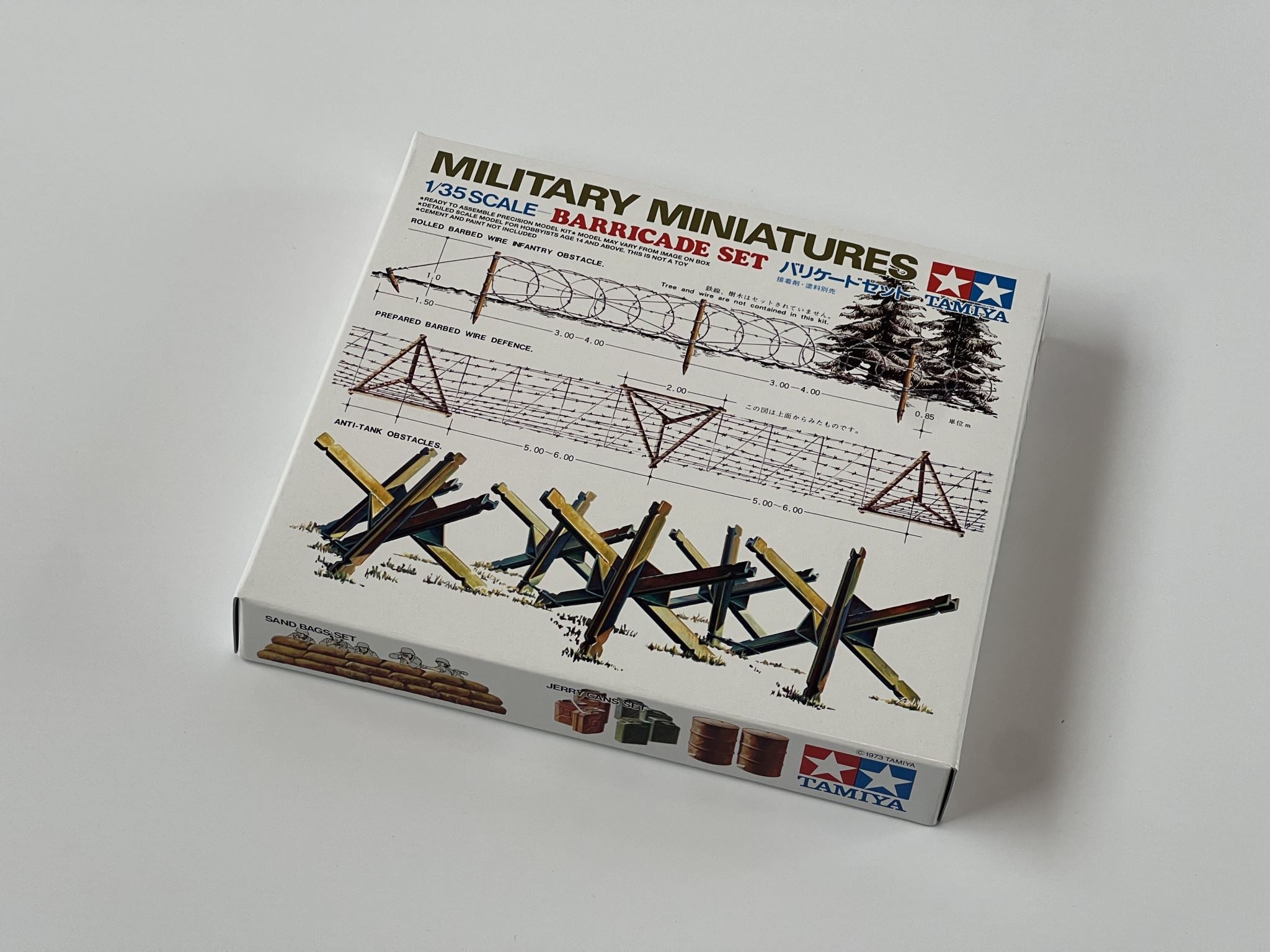 Barricade Set Barbwire infantry obstacle Anti-tank obstacles Tamiya MM127 1:35