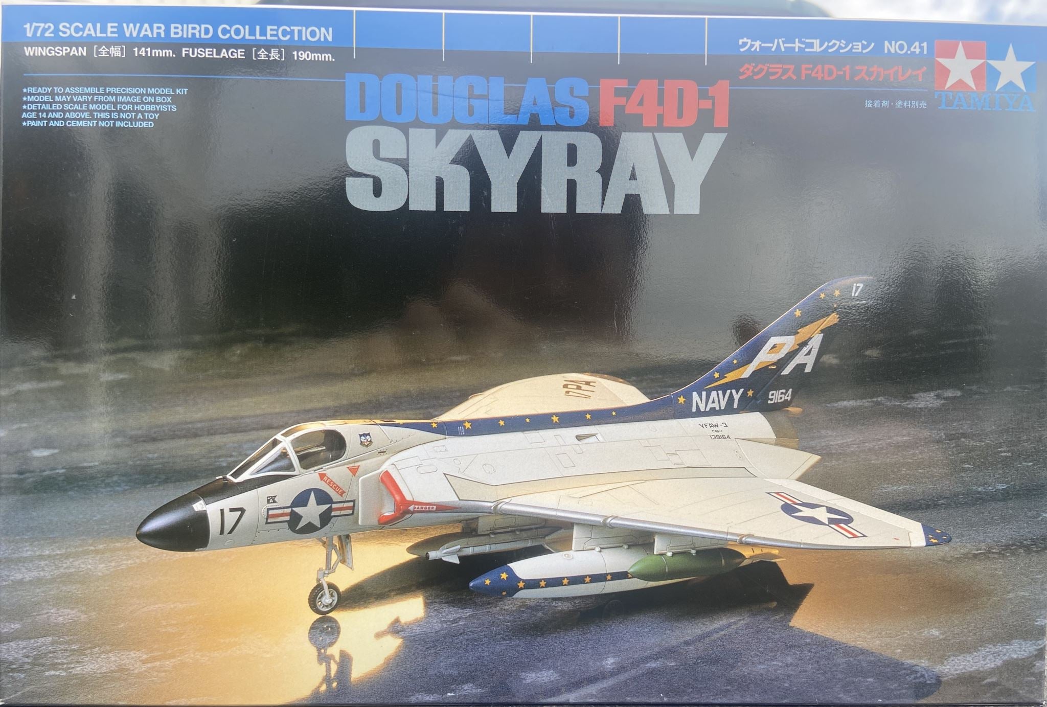 Tamiya 1/72 Scale Douglas F4D-1 Skyray Plastic Model 60741 NZ Stock