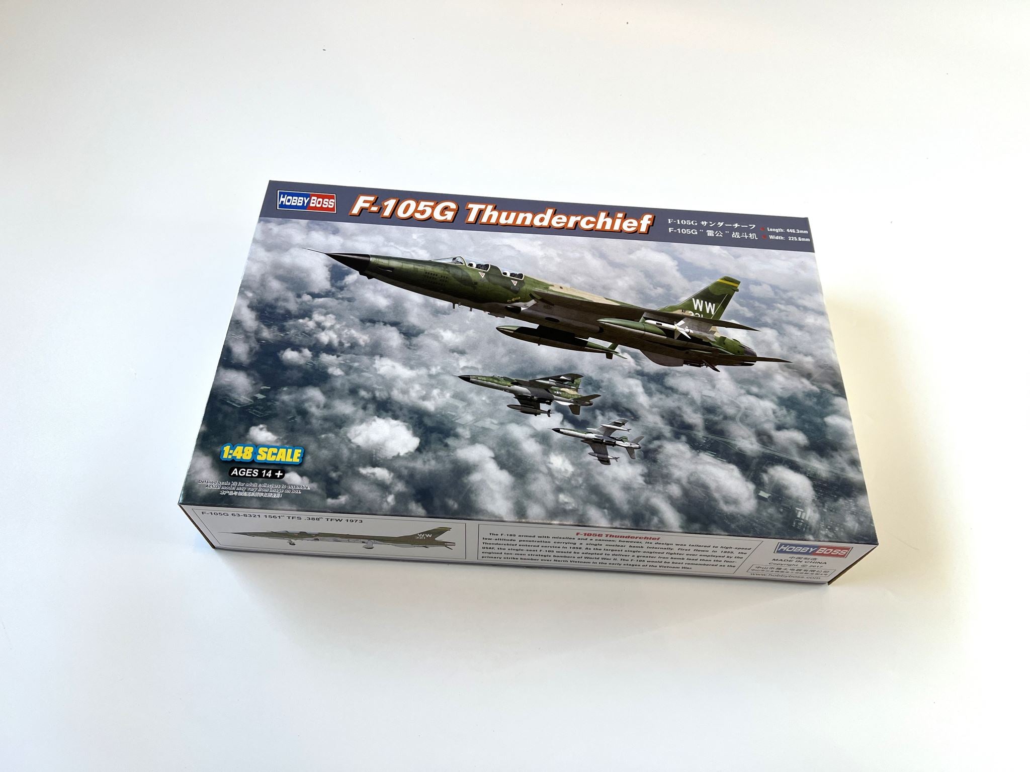 HobbyBoss 1/48 F-105G Thunderchief Plastic Model Kit (No. 80333)