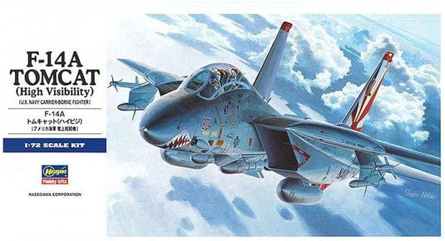 Hasegawa 1/72 F-14A Tomcat (High Visibility) – No. 00533