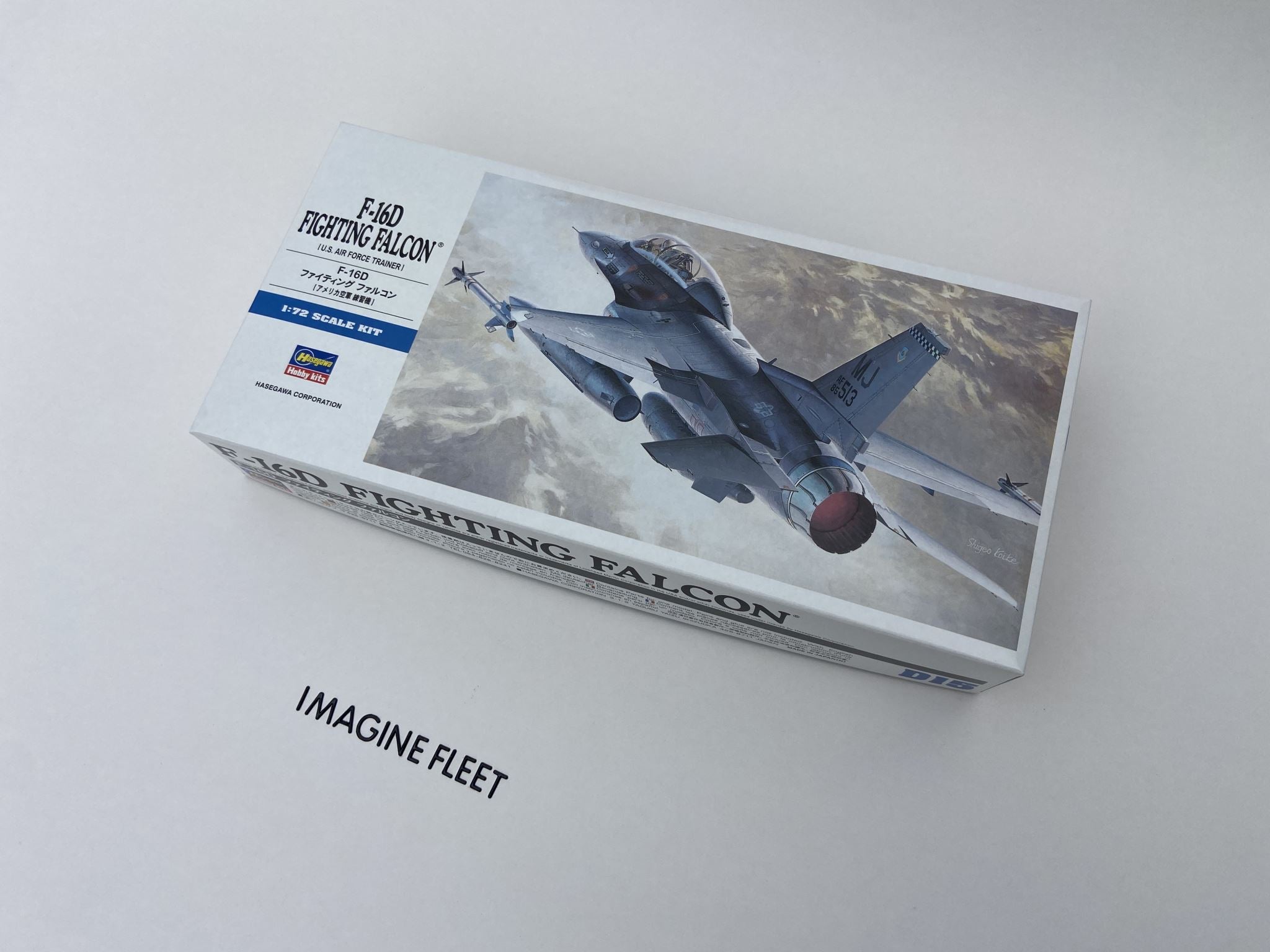 Hasegawa 1/72 F-16D Fighting Falcon U.S. Air Force Trainer 00445 USAF Jet Aircraft Model Kit NZ Stock