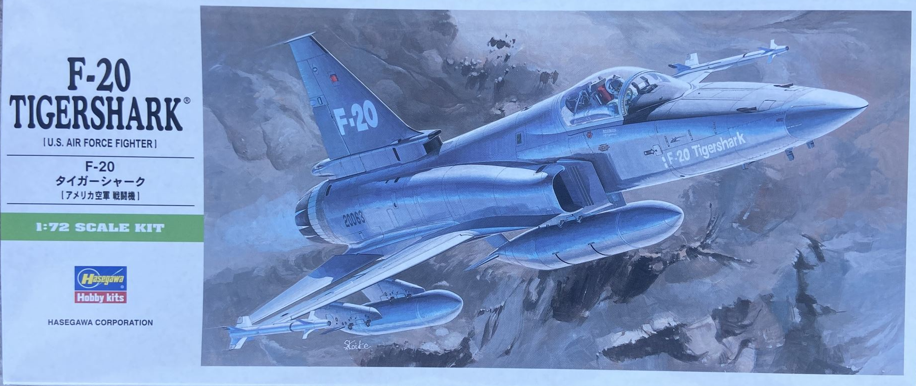 Hasegawa 1/72 Northrop F-20 Tigershark U.S. Air Force Fighter Jet Model Kit 00233 NZ Stock