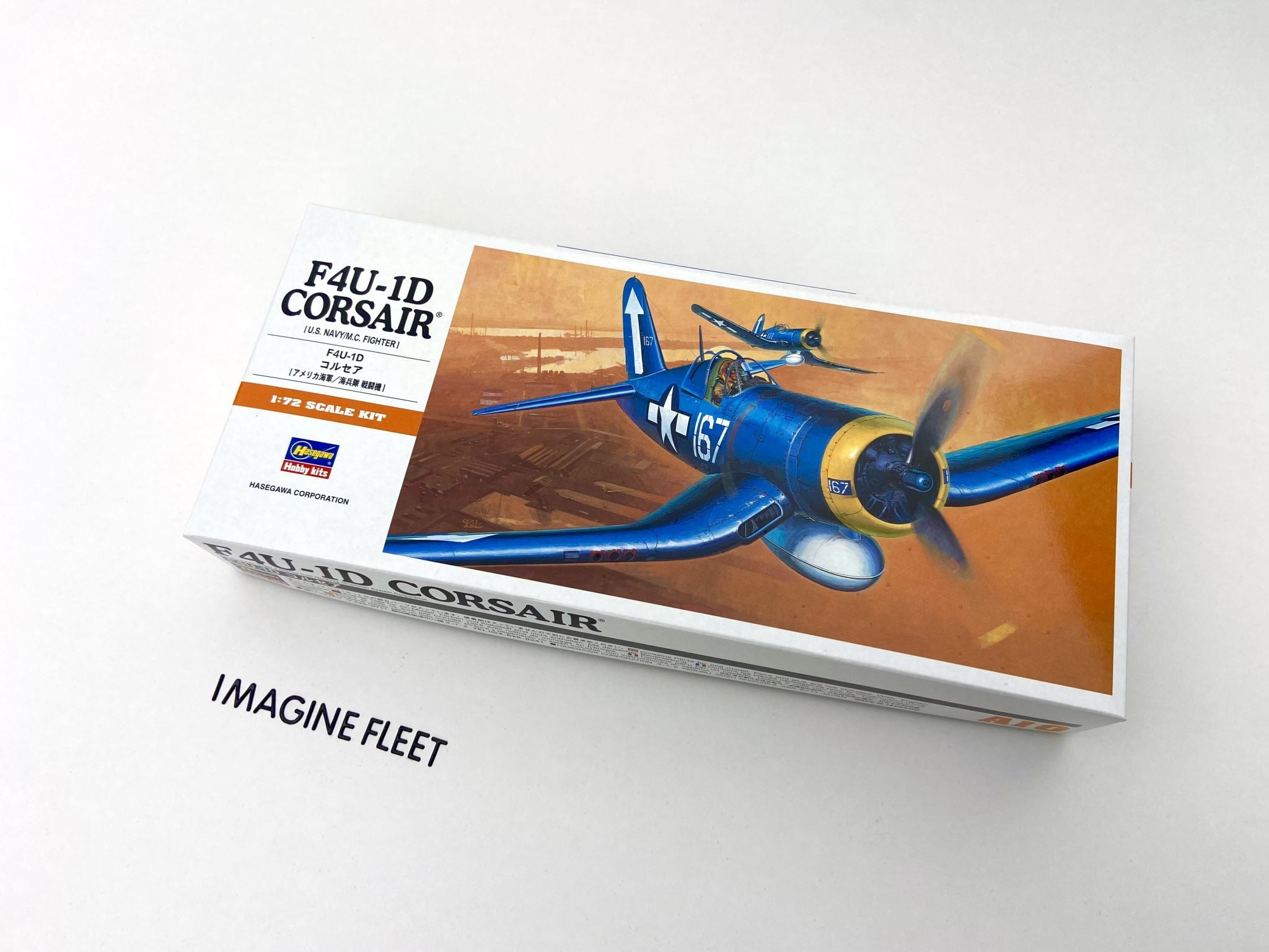 F4U-1D Corsair U.S. Navy/Marine Corps Fighter Hasegawa No.01140 1:72 Scale Model Kit
