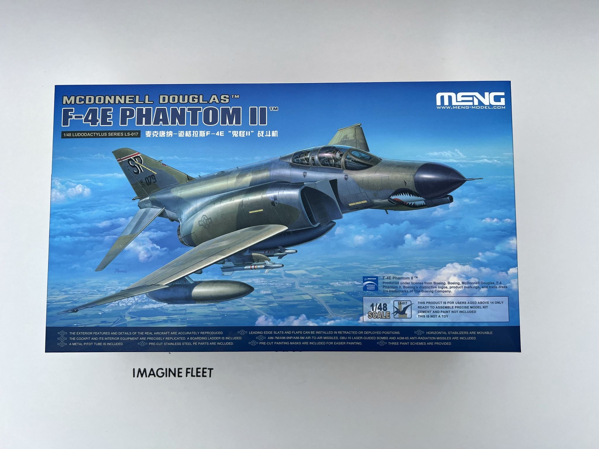 Meng Model 1/48 McDonnell Douglas F-4E Phantom II (No. LS-017)