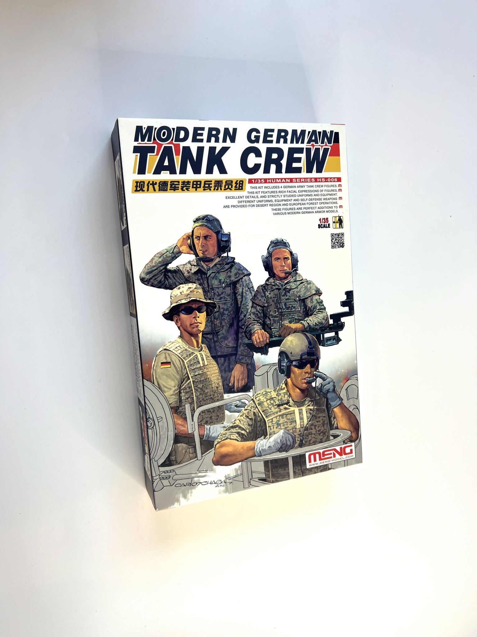 Modern German Tank Crew - 1:35e - Meng-model pas cher Modern German Tank Crew - 1:35e - Meng-model pas cher