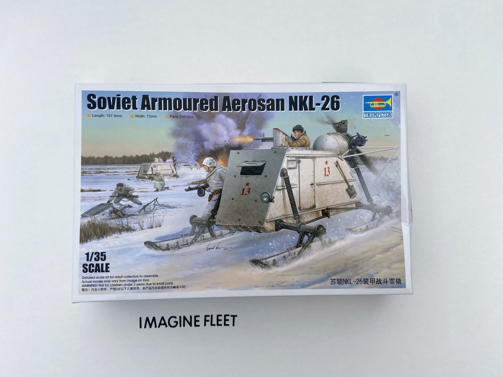 Trumpeter 1/35 Soviet Armoured Aerosan NKL-26 – No. 02321
