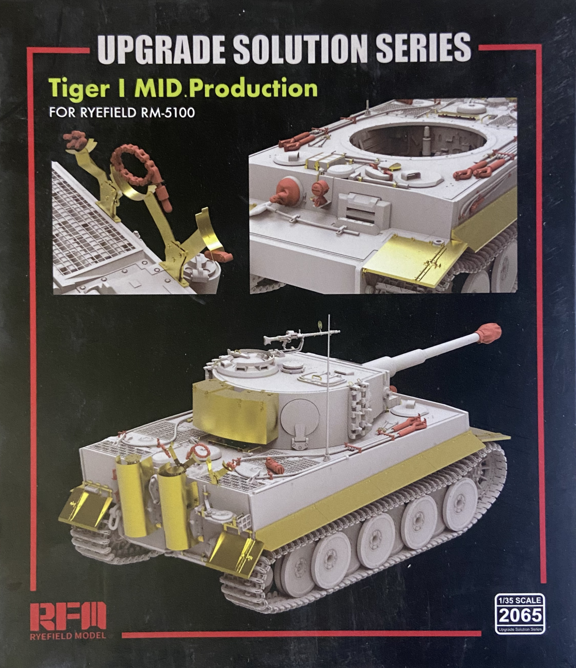 Rye Field Model 1/35 Tiger I Mid Production Upgrade Set RM-2065 Pz.Kpfw. VI Ausf. E Detail Kit NZ Stock