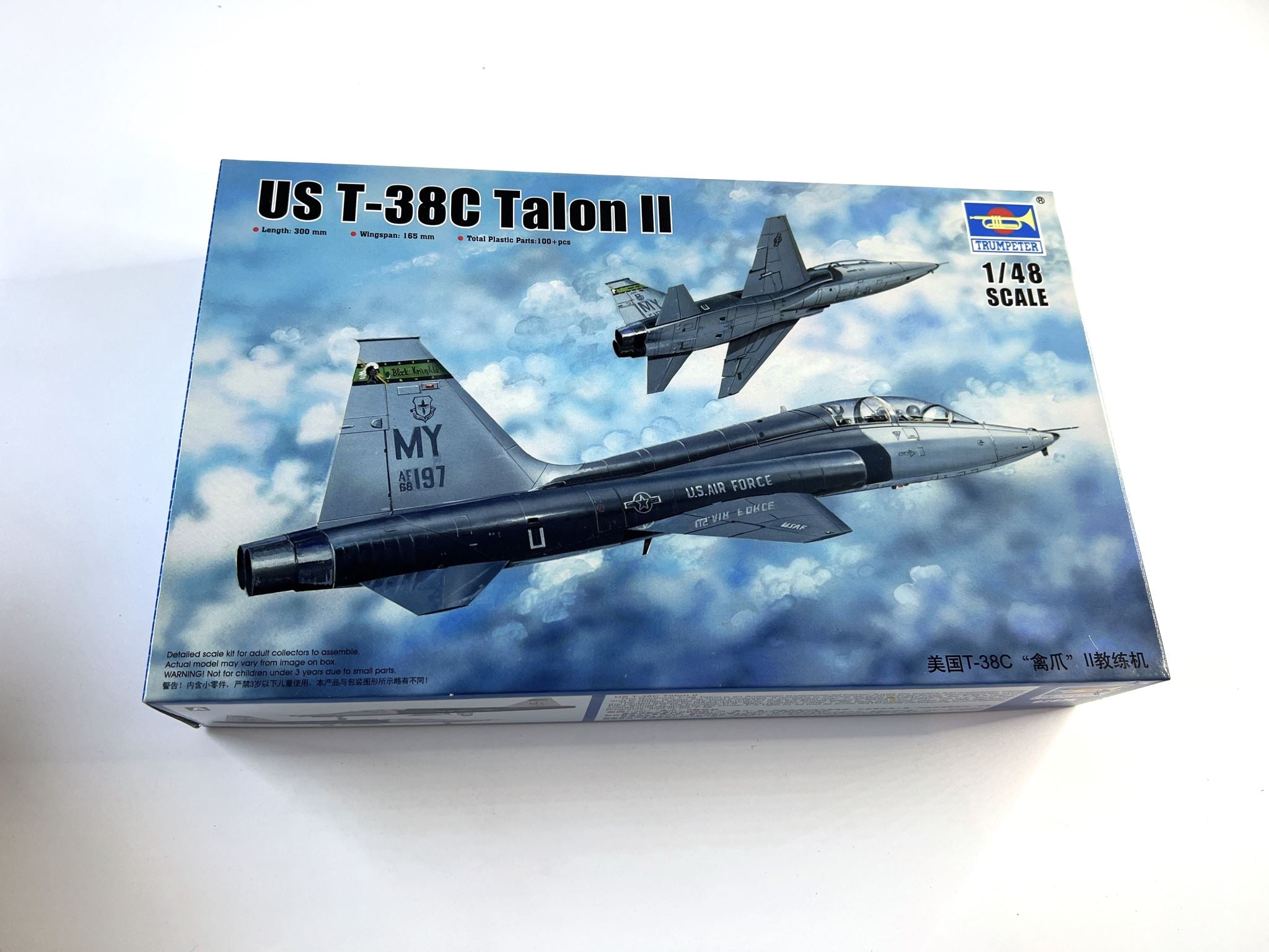 Trumpeter 1/48 T-38C Talon II – U.S. Trainer Jet (No. 02876)