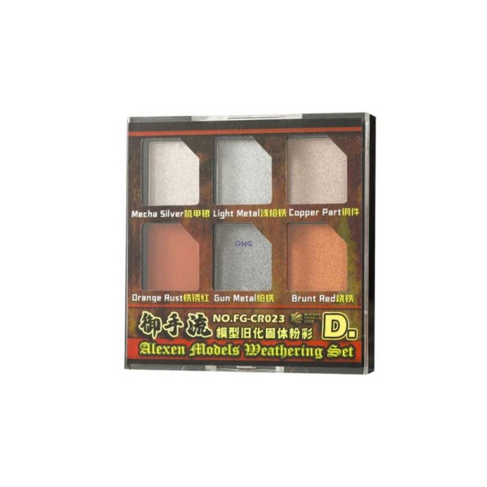 Alexen Models CR023 Weathering Powder Set D