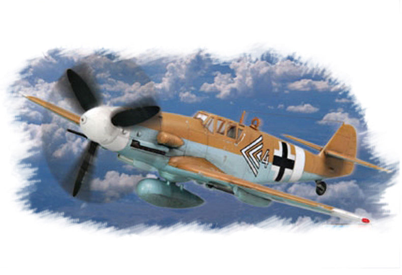 HobbyBoss 1/72 Bf 109G‑2/Trop Easy Assembly Kit – WWII German Fighter (No. 80224)
