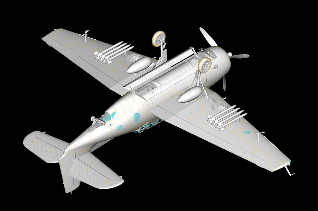 HobbyBoss 1/48 British Fleet Air Arm Avenger Mk.I Torpedo Bomber Kit 80331