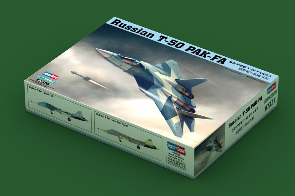 HobbyBoss 1/72 Russian T-50 PAK-FA Model Kit (No. 87257)