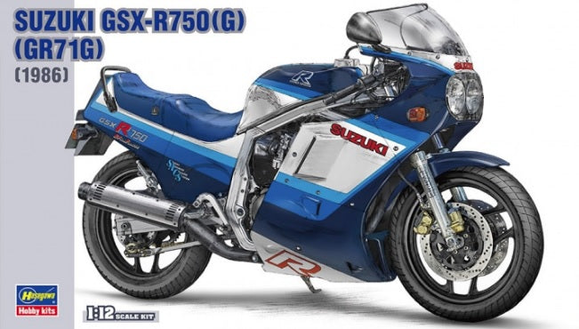 Hasegawa 1/12 Scale Suzuki GSX-R750 (G) GR71G 1986 Motorcycle Plastic Model Kit 21507 NZ Stock