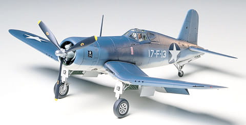 Tamiya 1/48 Chance Vought F4U-1/2 Bird Cage Corsair WWII Fighter Aircraft Plastic Model Kit 61046
