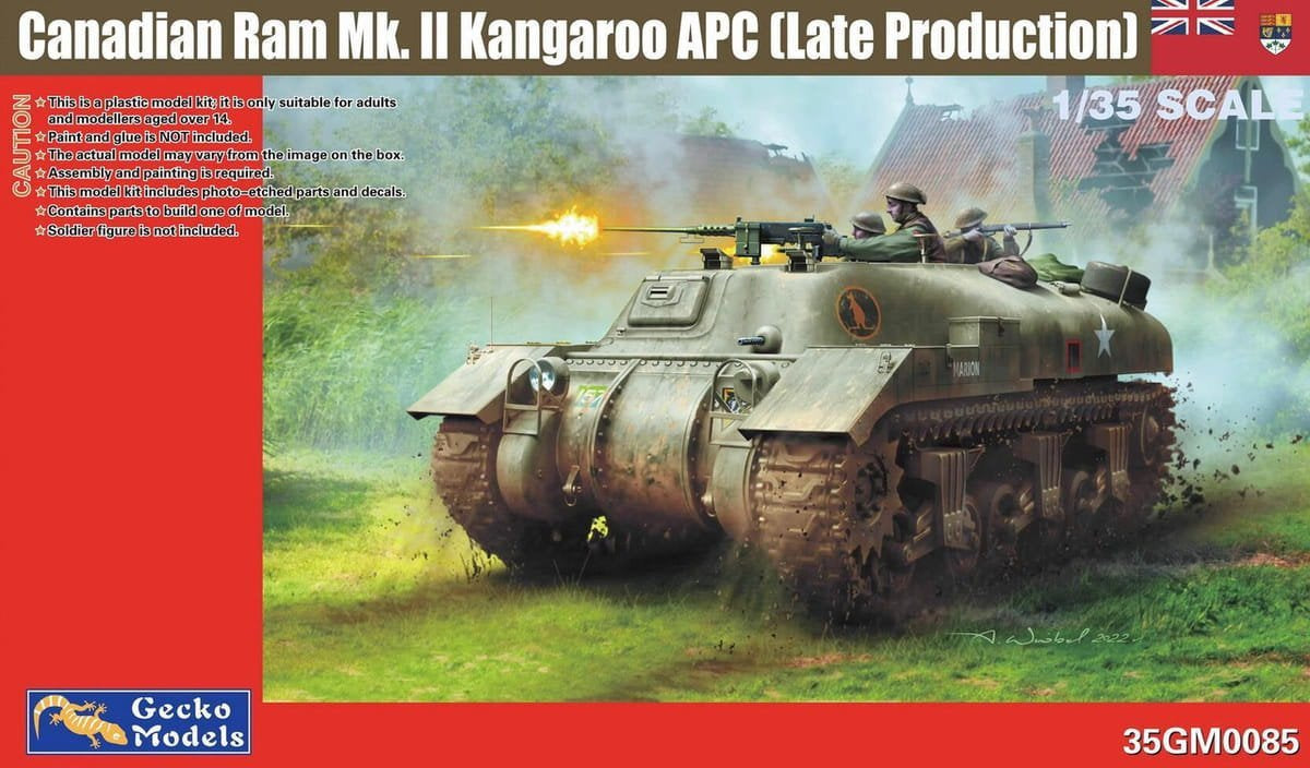 Gecko 1/35 Canadian Ram Mk II Kangaroo APC (Late) – 35GM0085