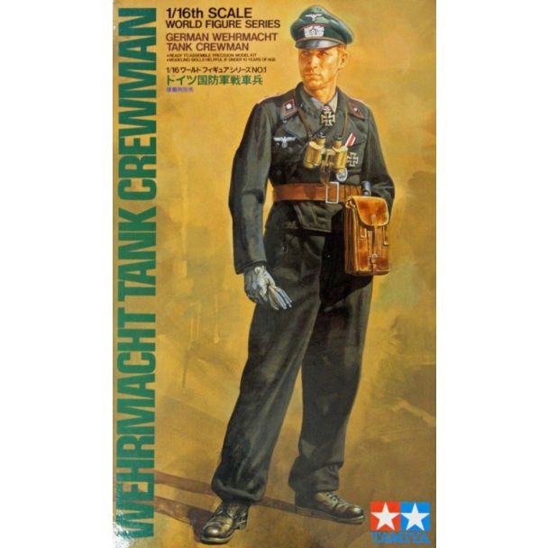 Tamiya 1:16 scale Wehrmacht Tank Crewman 36301 scale model kit