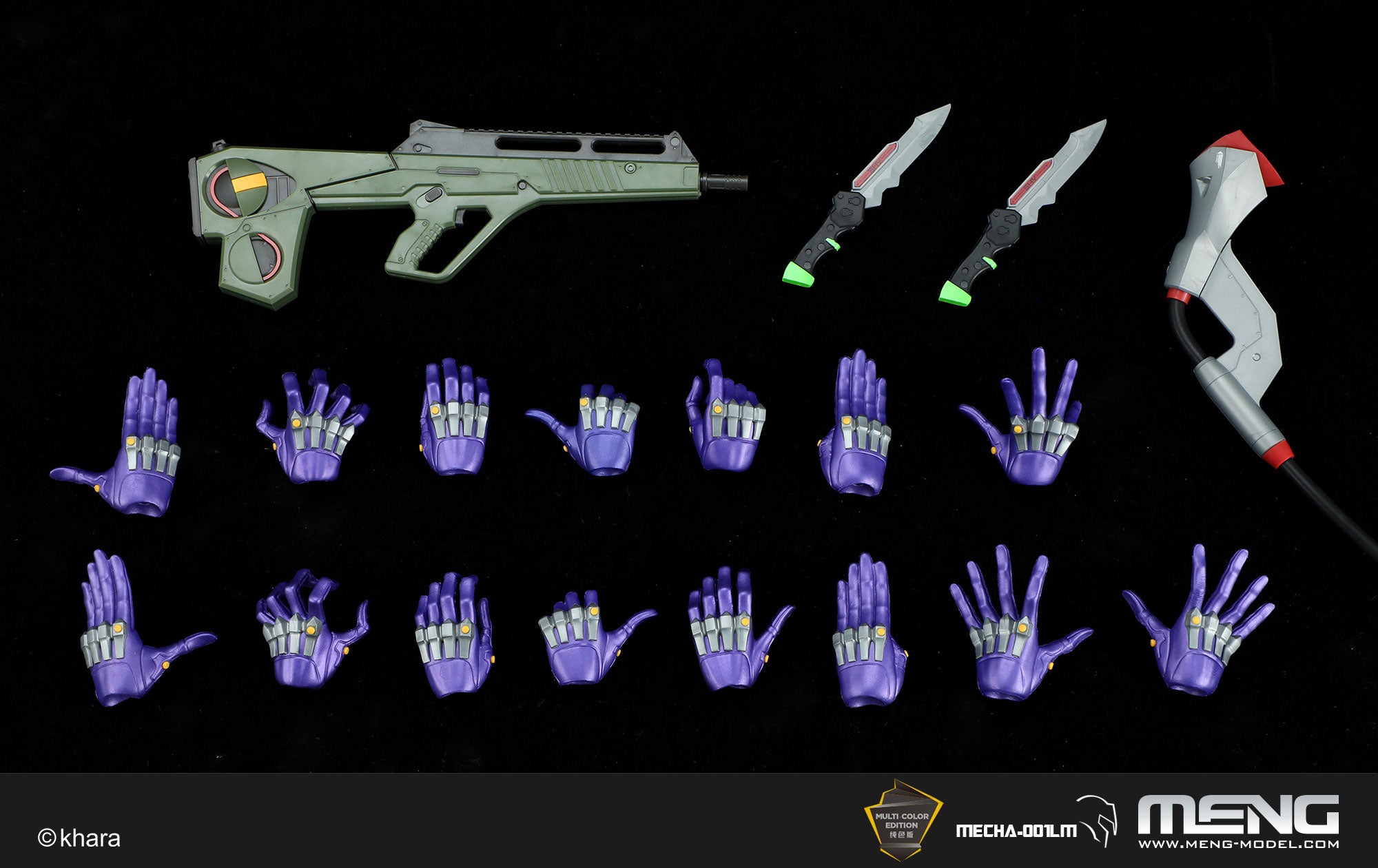 Meng Model Evangelion Unit-01 Ver.1.5 (Multi Color Version) Model Kit (No. MECHA-001LM)