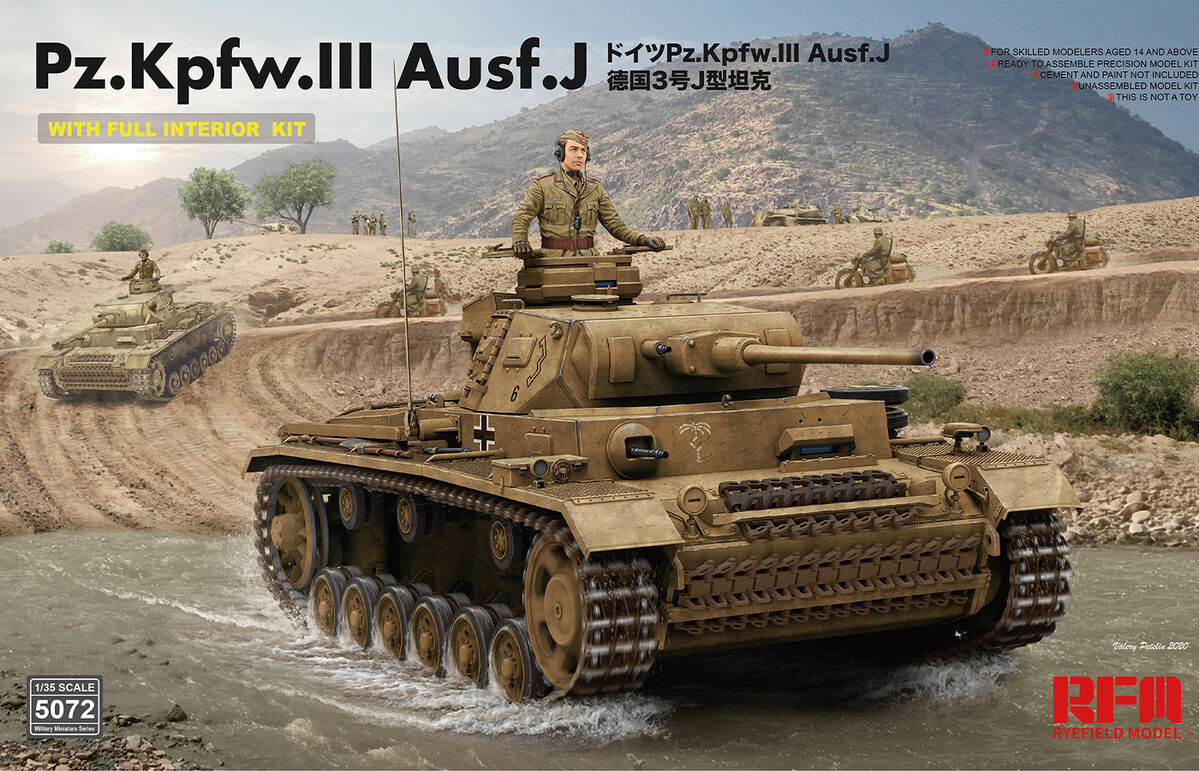 RFM 1/35 Pz.Kpfw. III Ausf. J – Full Interior Kit RM-5072