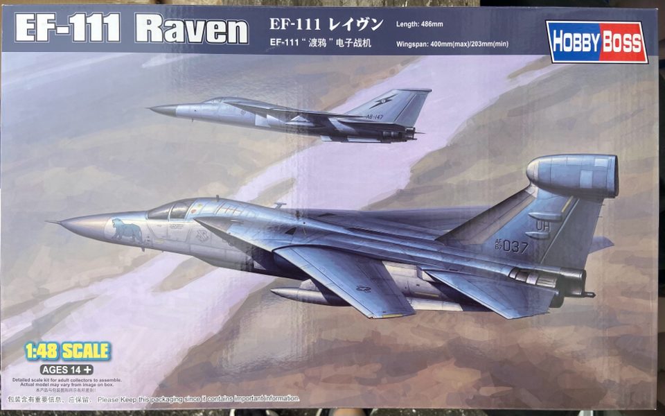 1/48 hobbyboss EF-111 Raven
