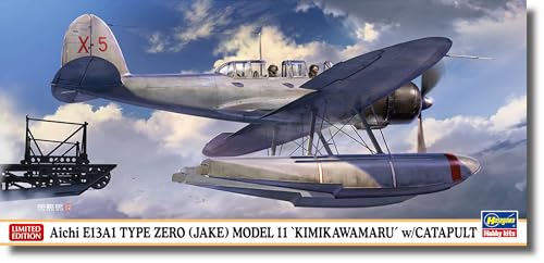 Aichi E13A1 Type Zero Jake Model 11 w/Catapult Hasegawa 02455 1:72