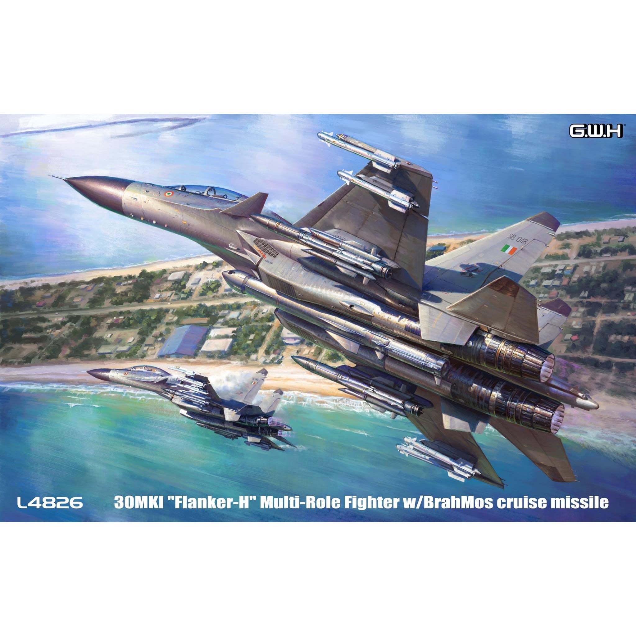 Su-30MKI "Flanker-H" w/BrahMos cruise missile Great Wall Hobby L4826 1:48