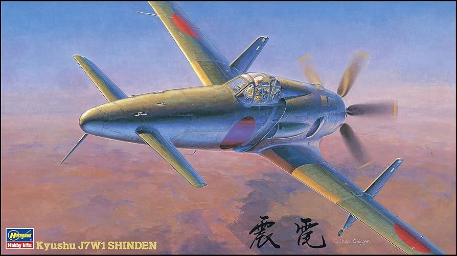 Hasegawa 1/48 Kyushu J7W1 Shinden – Kit No. 09122