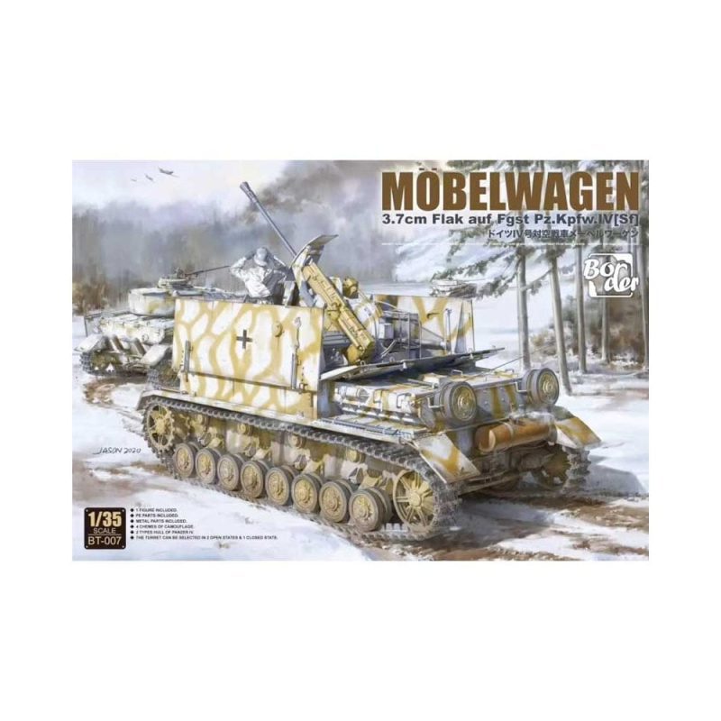 Möbelwagen 3.7cm Flak auf Fgst. Pz.Kpfw. IV (Sf) Border Model BT-007 1:35