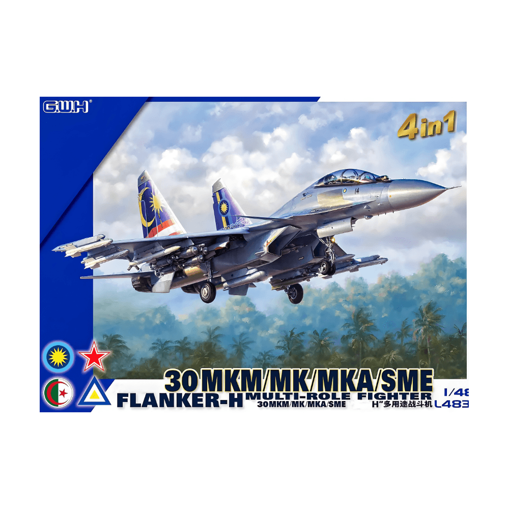 Great Wall Hobby 1:48 Su-30MKM/MK/MKA/SME "Flanker H" 4 in 1 Model Kit