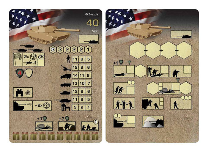 ZVEZDA ZV7405 Abrams A1M1 U.S. Main Battle Tank