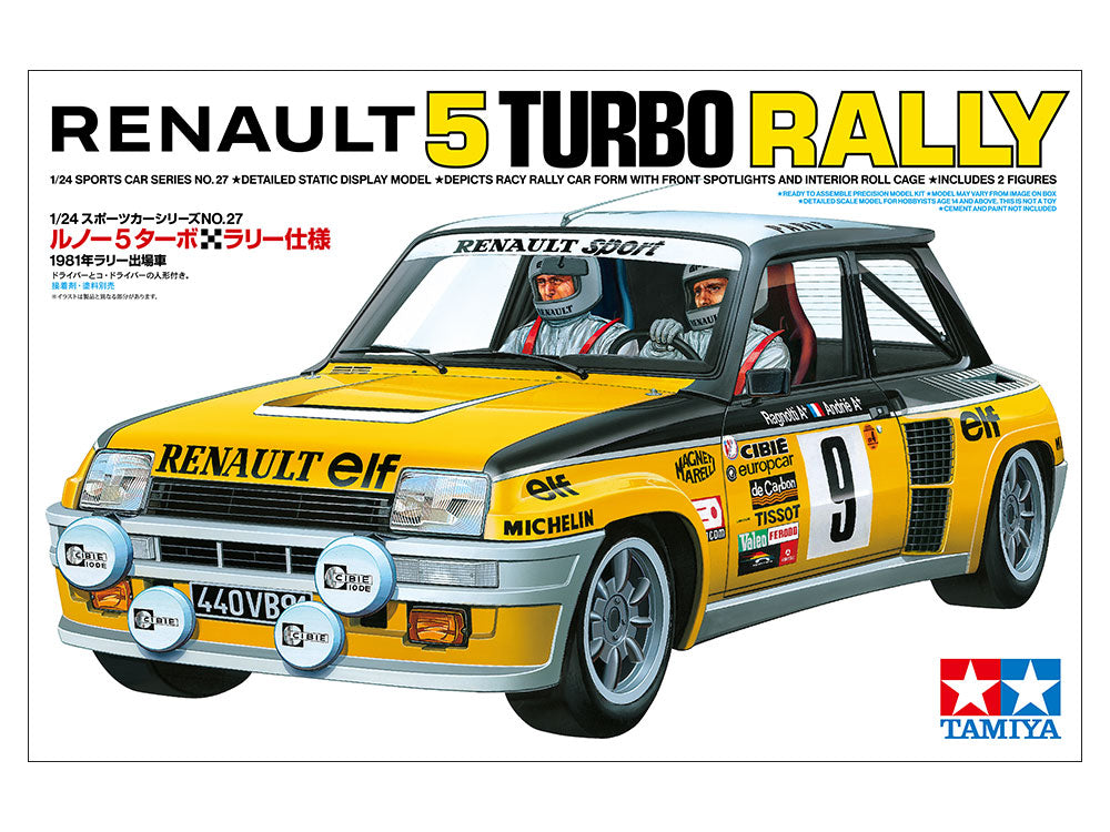 Renault 5 Turbo Rally Tamiya | No. 24027 | 1:24