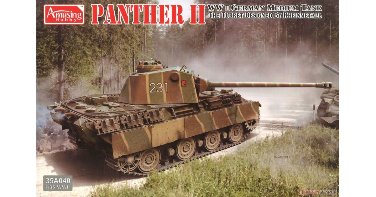 Panther II Rheinmetall Turret Amusing Hobby | No. 35A040 | 1:35