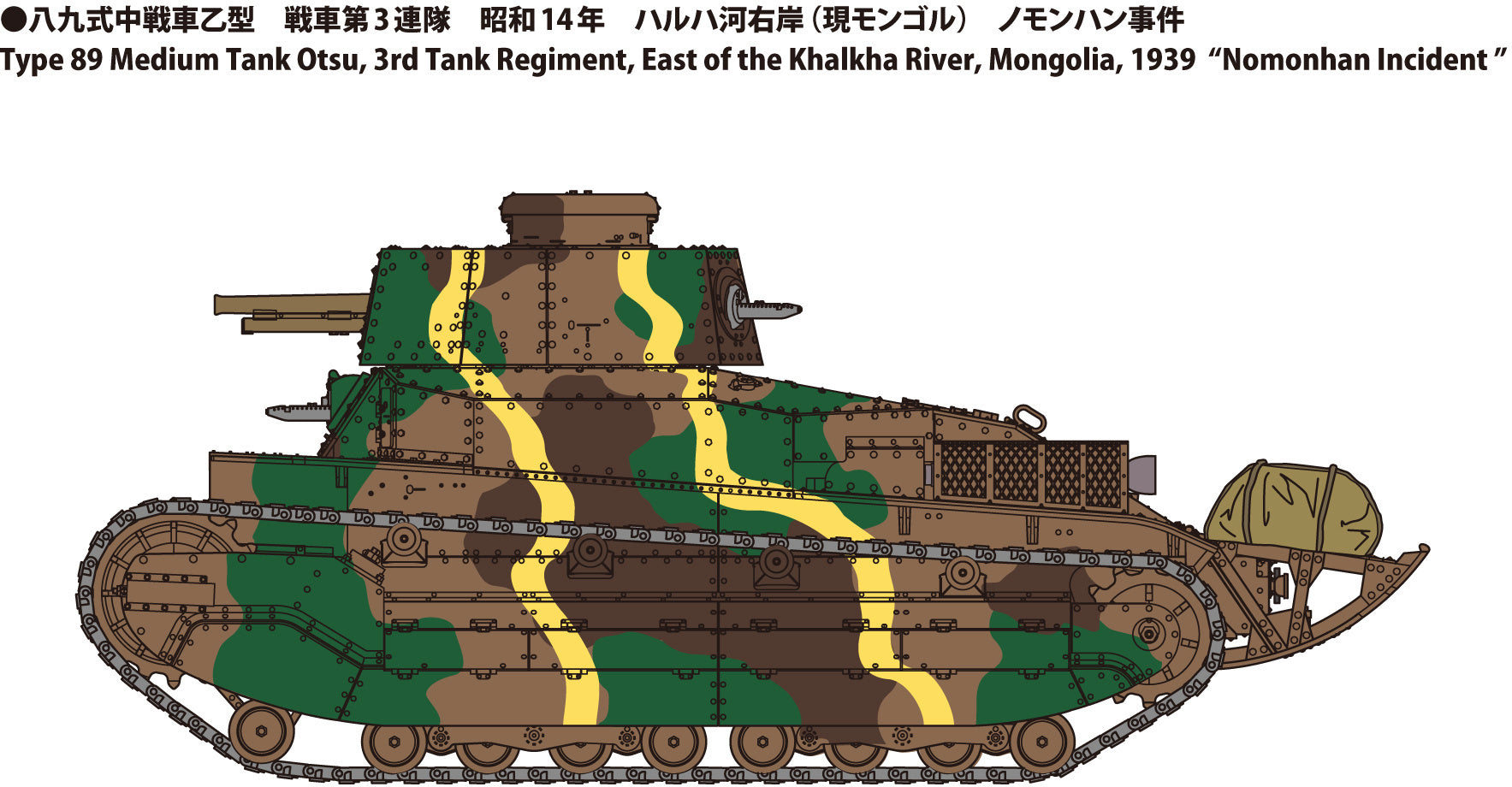 Fine Molds FNMFM62 1/35 Imperial Army Type 89 Medium Tank B (Cargo Loaded)