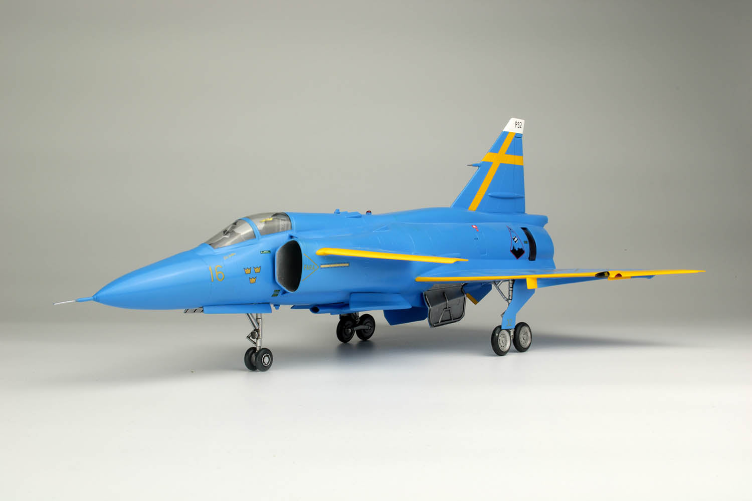 1/48 Swedish JA37 Jaktovigen Blue Peter Swedish Painting Machine