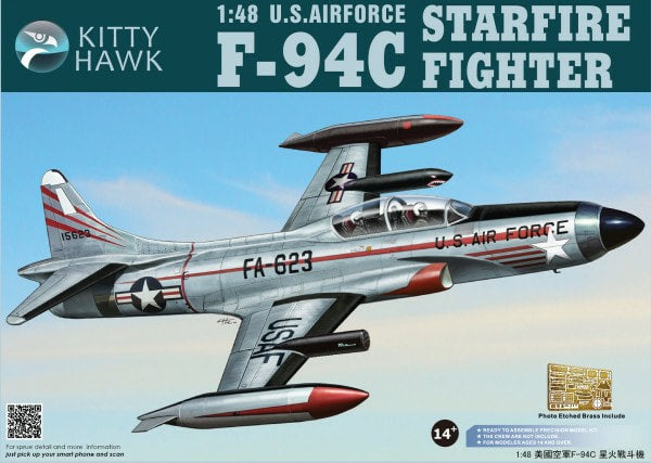 U.S.Airforce F-94C Starfire Fighter Kitty Hawk | No. KH80101 | 1:48