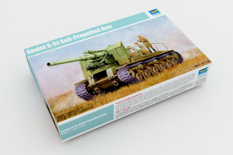 Soviet S-51 Self-Propelled Gun Trumpeter | No. 05583 | 1:35