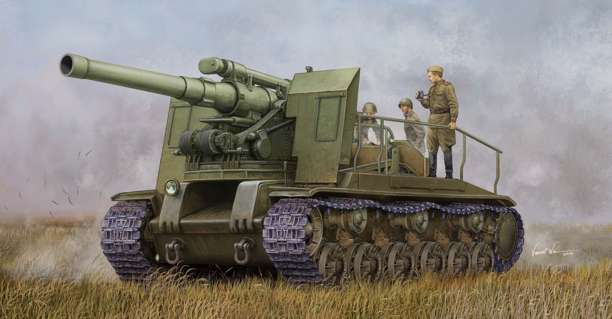 Soviet S-51 Self-Propelled Gun Trumpeter | No. 05583 | 1:35