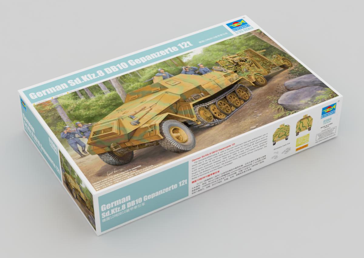 German Sd.Kfz. 8 DB10 Gepanzerte 12t Trumpeter | No. 01584 | 1:35
