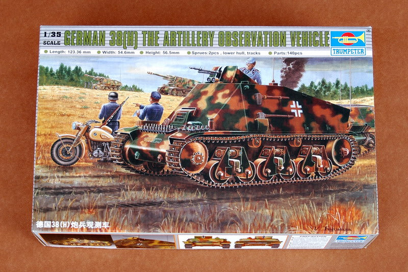 Trumpeter 1/35 German 38(H) Artillery Observation Vehicle Becker Conversion – No. 00355