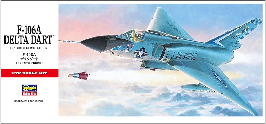 Hasegawa 1/72 F-106A Delta Dart – Kit No. 00341