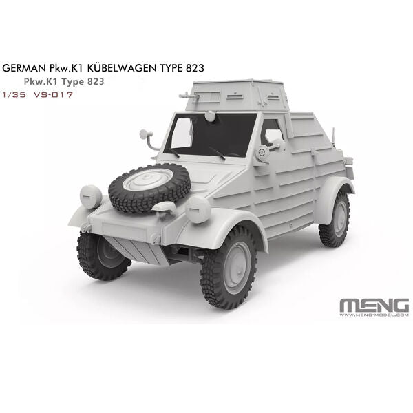 Meng Model 1/35 German Pkw. K1 Kubelwagen Type 82/3 (No. VS-017)